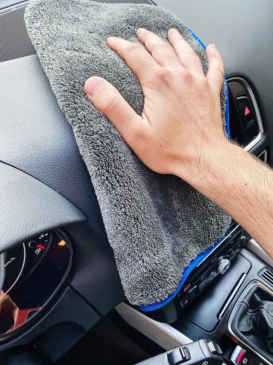 ForDig 1100 GSM Microvezeldoeken (3 Stuks) – Anti Kras – Super Absorberend - Auto Droogdoek – Microvezel Droogdoek – Watermagneet – 40 X 40 Cm 7 ForDig 1100 GSM Microvezeldoeken (3 Stuks) – Anti Kras – Super Absorberend - Auto Droogdoek – Microvezel Droogdoek – Watermagneet – 40 X 40 Cm - Afbeelding 5