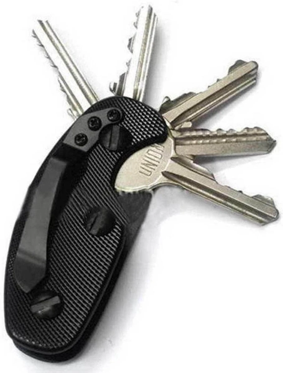 Sleutel Organizer Aluminium | Key Organizer Zwart | Sleutelhouder Van Metaal-Sleutelkasje-sleutelbos Opberger-sleutel Houder-verstelbaar 9 Sleutel Organizer Aluminium | Key Organizer Zwart | Sleutelhouder Van Metaal-Sleutelkasje-sleutelbos Opberger-sleutel Houder-verstelbaar - Afbeelding 7