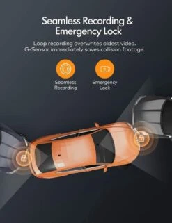 Ossora Dual Dashcam 4K - GPS - Voor- En Achtercamera - Incl Gps Adapter En 64gb Sd Card - 3 Inch Scherm - 170 Graden Hoek - Parkeerstand En Beveiliging -Auto-Onderdelenwinkel 923x1200 3