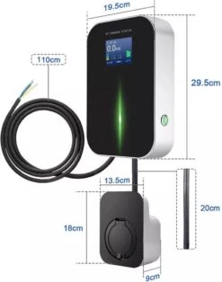 Laadpaal Wallbox Laadstation EV Charger 11kw 16A 3-Fase Type 2 Stopcontact -Auto-Onderdelenwinkel 943x1200 2