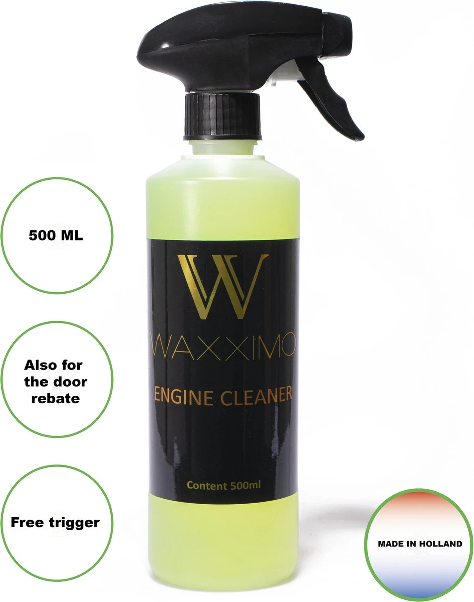 Waxximo Engine Cleaner - Olie & Vet Vlekken Verwijderraar - Motorruimte Motorcompartiment Reiniger - Ontvetten Ontvetter- Auto Wassen 4 Waxximo Engine Cleaner - Olie & Vet Vlekken Verwijderraar - Motorruimte Motorcompartiment Reiniger - Ontvetten Ontvetter- Auto Wassen - Afbeelding 2