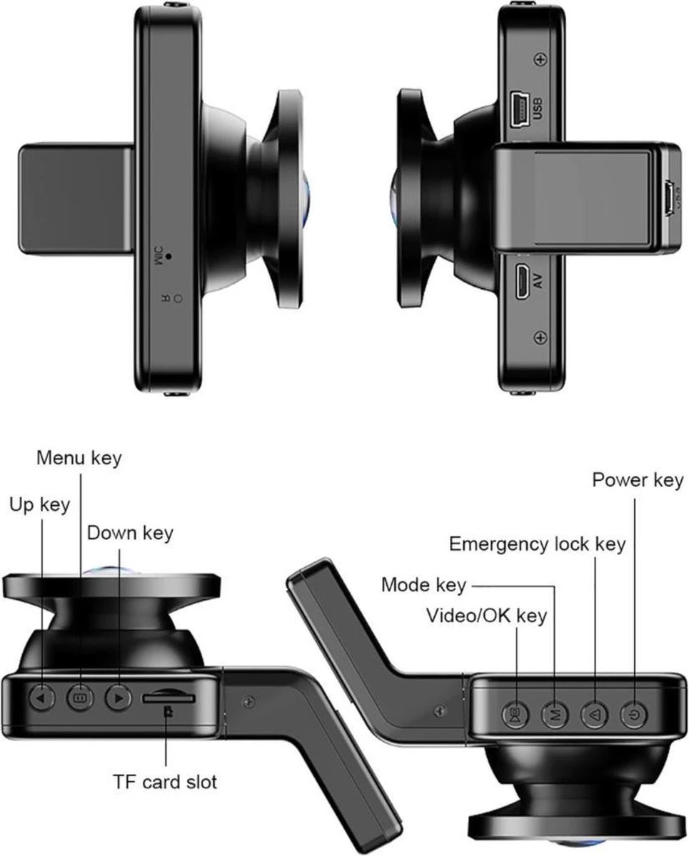 AZDome M17 Wifi 1CH FullHD 64gb Dashcam Voor Auto 9 AZDome M17 Wifi 1CH FullHD 64gb Dashcam Voor Auto - Afbeelding 7