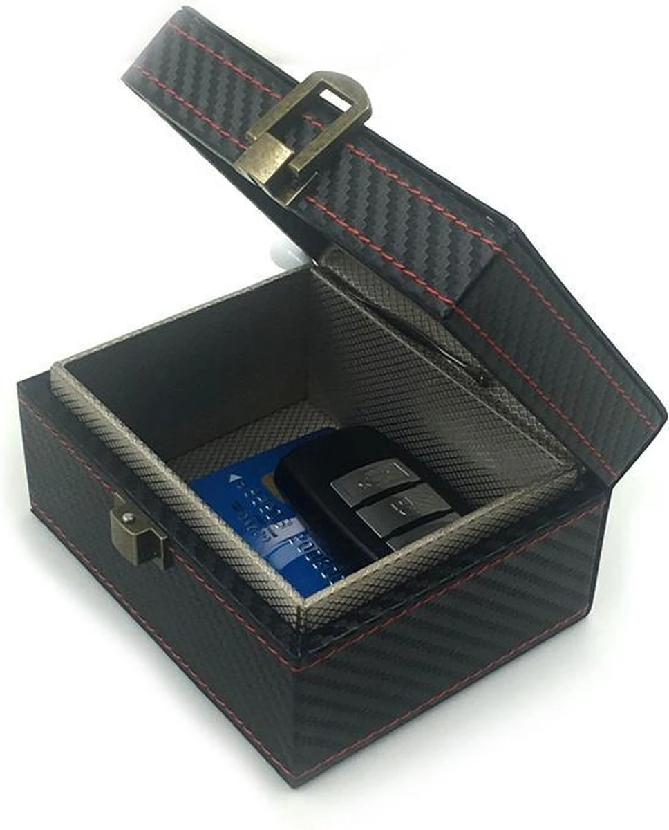 Viatel Autosleutel RFID Antidiefstal - Keyless Entry - Signaal Blocker - Anti Diefstal - Anti Skim Autosleutel RFID Antidiefstal | RFID Luxe Carbon Box | Keyless Entry Beschermdoos | Makes Easy 4 Viatel Autosleutel RFID Antidiefstal - Keyless Entry - Signaal Blocker - Anti Diefstal - Anti Skim Autosleutel RFID Antidiefstal | RFID Luxe Carbon Box | Keyless Entry Beschermdoos | Makes Easy - Afbeelding 3